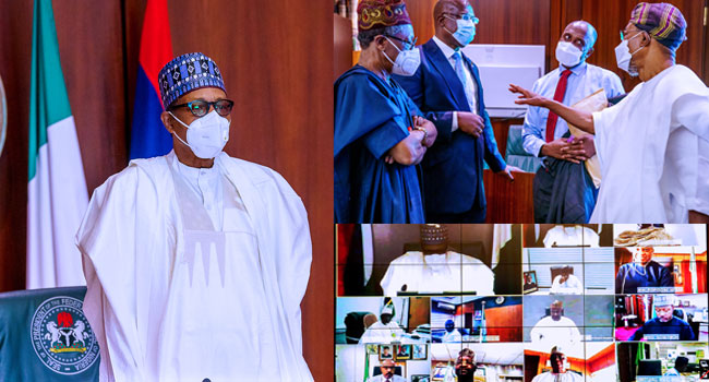 VP Osinbajo, Ministers present as Buhari presides over FEC meeting