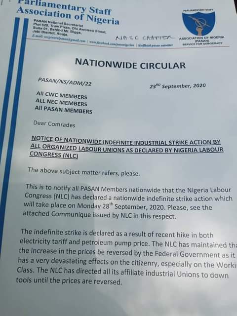 NLC vows to shutdown operations tomorrow, as number of Unions set for Monday strike increases 