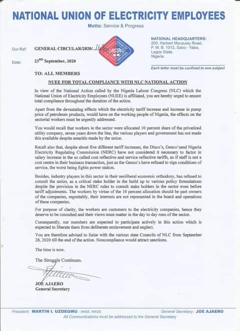 NLC vows to shutdown operations tomorrow, as number of Unions set for Monday strike increases 