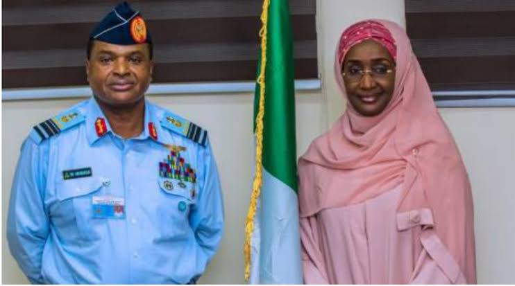 Chief of Air Staff ties nuptial knot with Minister of Humanitarian Affairs 