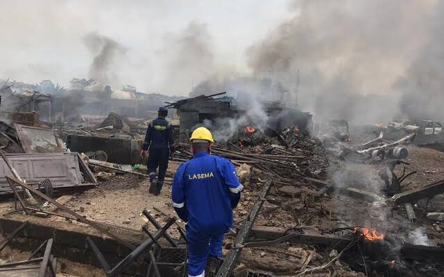 16 hospitalised, property destroyed in Lagos gas tanker explosion
