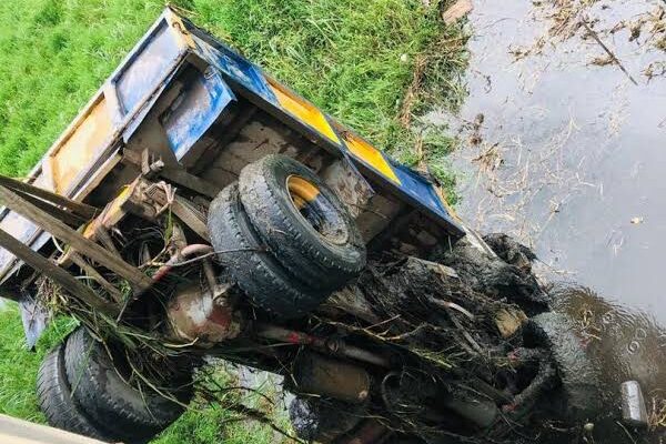 UPDATE: LASEMA recovers crashed Volvo tipper, three bodies from Lagos