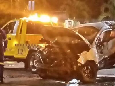 BREAKING: One dead, three injured in Ikoyi road crash