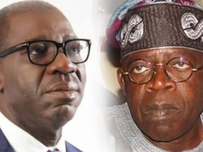 Breaking: Reject Godwin Obaseki, he doesn’t deserve your vote – Tinubu