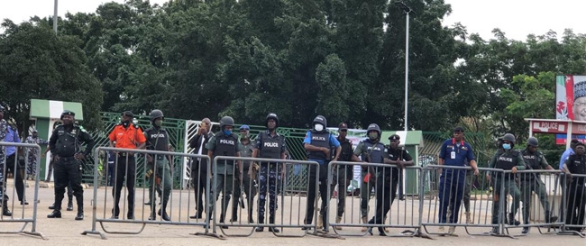 #EndSWAT protesters storm National Assembly