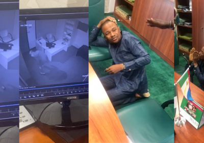 BREAKING: Thief breaks into Lawmaker's office inside the National Assembly complex, steals US Dollars, office equipment