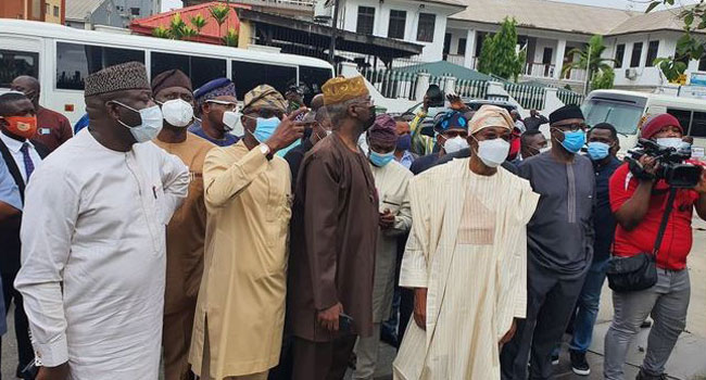 Attacks: South-West Governors, Ministers, visit Lagos to commiserate with Sanwo-Olu