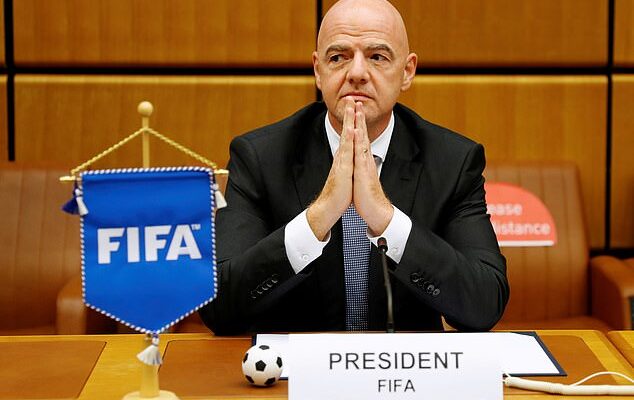 Just in: FIFA president tests positive for COVID-19