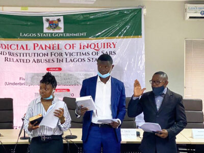 Lagos Judicial Panel commences sitting, swears in Rinu, Majekodunmi as Youth Reps