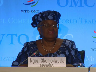 WTO: France, Germany, 104 other countries back Okonjo-Iweala