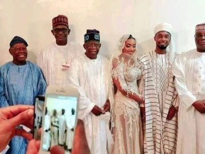 APC, PDP Chieftains unite at Atiku’s son’s, Ribadu’s daughter’s wedding