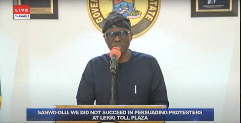 #EndSARS protest: Despite video evidence, Sanwo-Olu says ‘no fatalities’ in Lekki shooting
