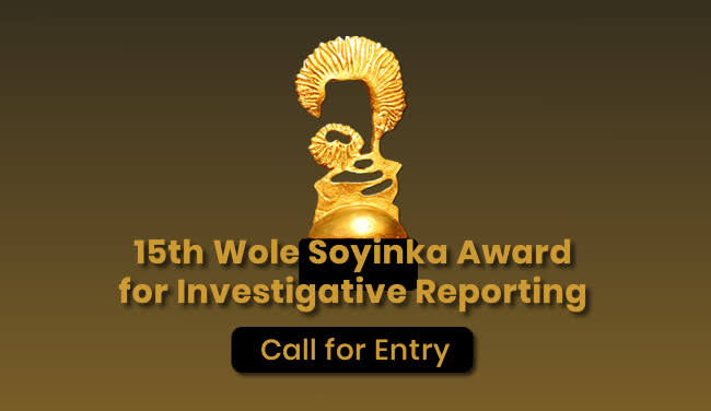 Wole Soyinka Award for Investigative Reporting: Two more days left for receiving entries