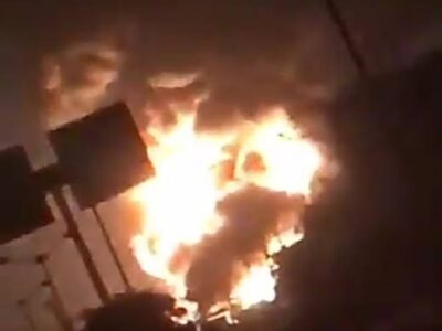 Four vehicles burnt in fuel tanker explosion at Mile-2