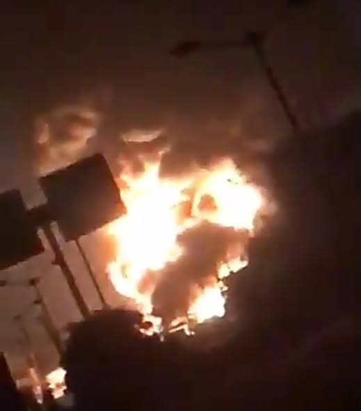 Four vehicles burnt in fuel tanker explosion at Mile-2