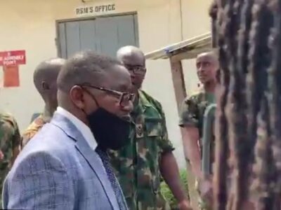 JUST IN: Soldiers stop Lagos judicial panel from accessing military mortuary 