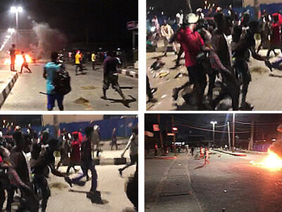 UPDATED: Security Operatives storm Lekki #EndSARS protest scene, open fire