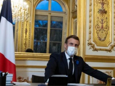 Macron holds first talks with Biden