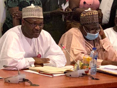 Senate Committee screens Mahmood Yakubu for reappointment as INEC Chairman