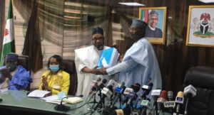 Yakubu hands over, as Muazu takes charge as INEC acting chairman