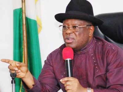 Ebonyi Governor, David Umahi, defects from PDP to APC