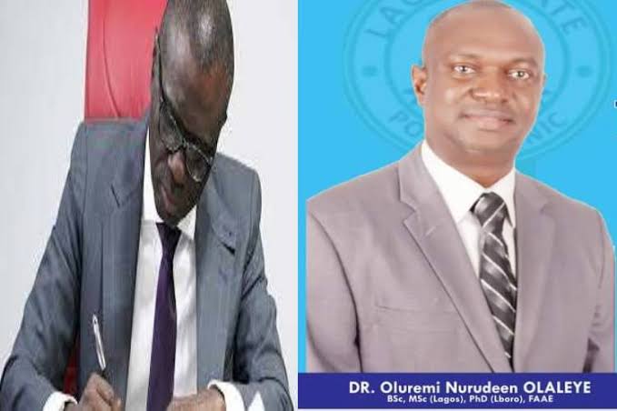 Sanwo-Olu appoints Olaleye new LASPOTECH rector