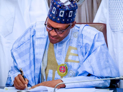 JUST IN: Buhari Signs 2021 Budget, Finance Bill Into Law