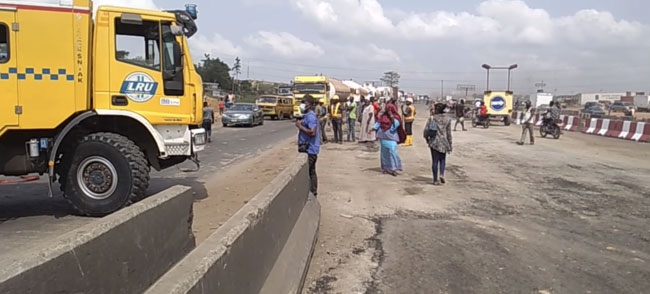Gas leakage causes panic along Lagos-Ibadan Expressway