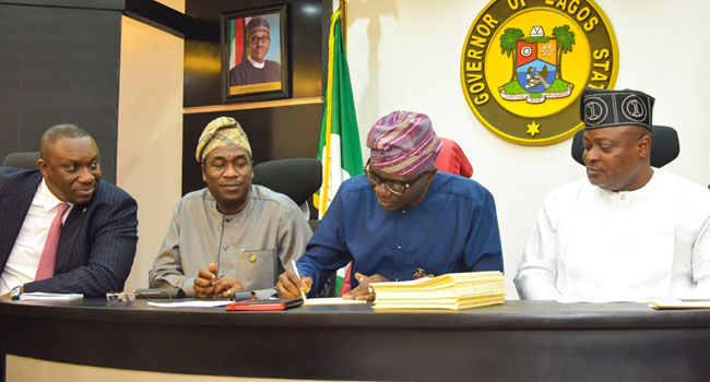 2021: Sanwo-Olu signs ₦1.55trn budget into law