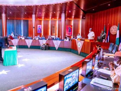 Buhari presides over maiden FEC meeting in 2021