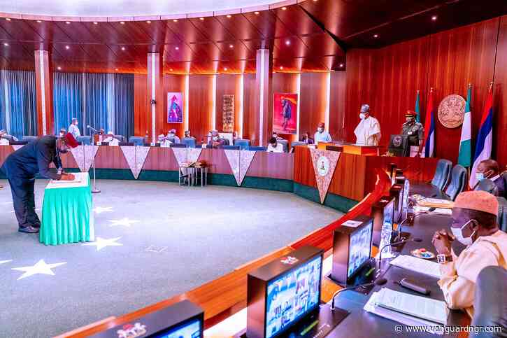 Buhari presides over maiden FEC meeting in 2021