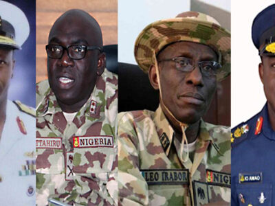 Meet Nigeria’s New Service Chiefs