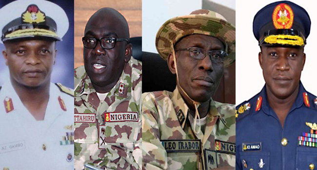 Meet Nigeria’s New Service Chiefs