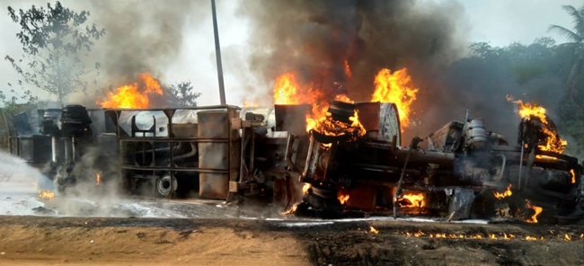 “Incidents like this nature will always happen and we are always on top of it in the procurement of equipment and even fire tenders,” he said. The state fire service, men of the civil defence, and other security operatives have since put the situation under control.