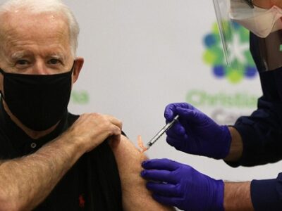 US President-Elect Joe Biden receives second COVID-19 vaccine shot