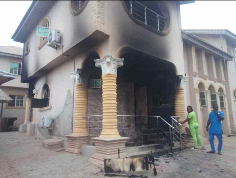 Fire guts Sunday Igboho’s house