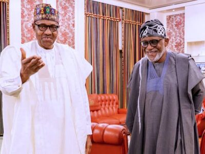 Insecurity: Buhari, Makinde, Akeredolu, Ooni of Ife meet in Aso Rock