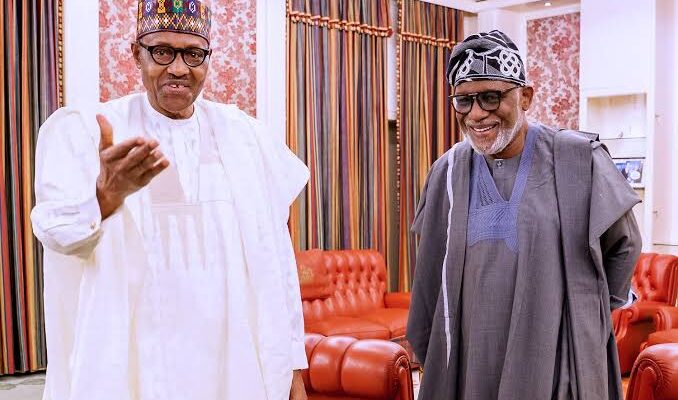 Insecurity: Buhari, Makinde, Akeredolu, Ooni of Ife meet in Aso Rock