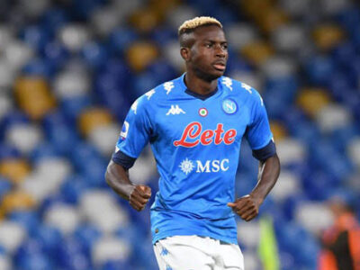 Victor Osimhen tests positive for COVID-19