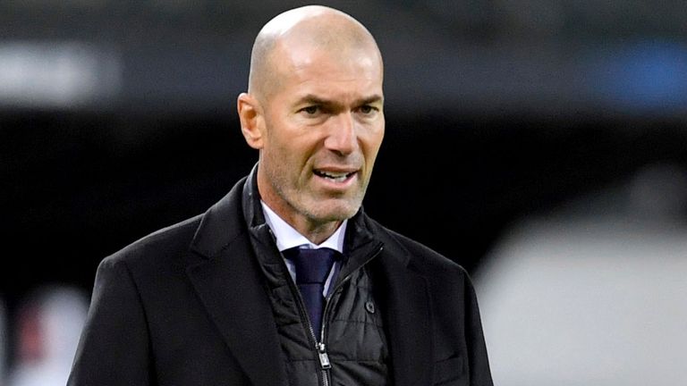 Real Madrid coach Zidane tests positive for COVID-19