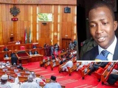 BREAKING: EFCC chairman designate, Bawa at senate chamber for screening