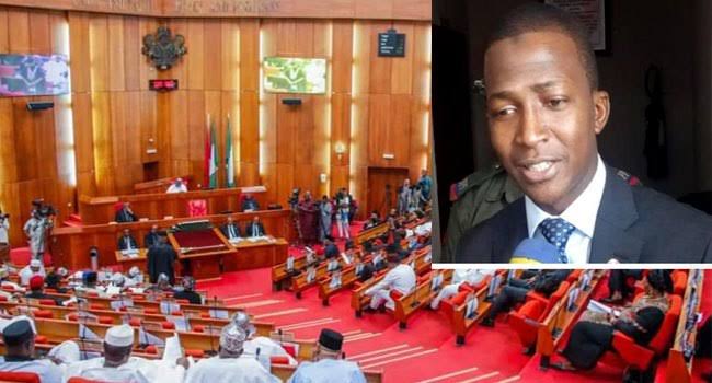 BREAKING: EFCC chairman designate, Bawa at senate chamber for screening