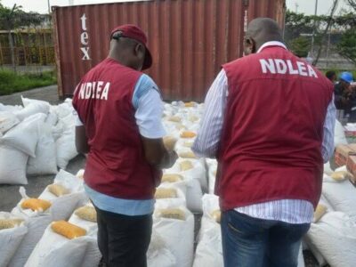 NDLEA seizes cocaine worth over N32bn at Lagos Port
