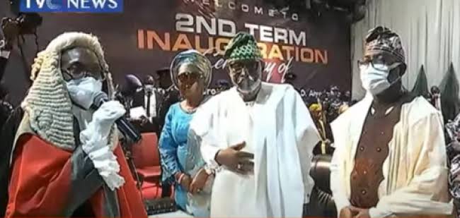BREAKING: Akeredolu sworn-in as Governor for second term