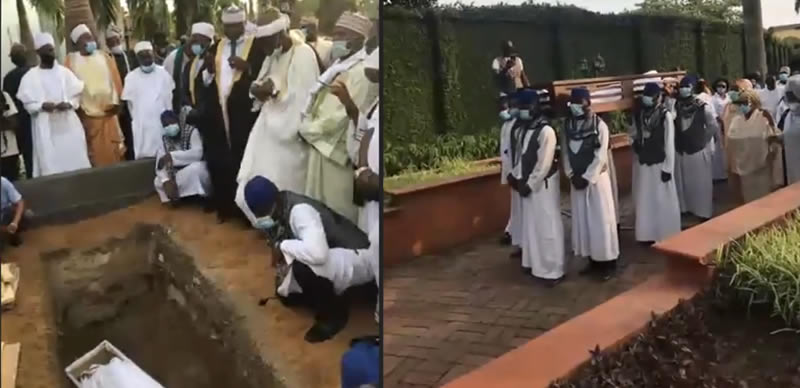 BREAKING: Tributes as Jakande is buried