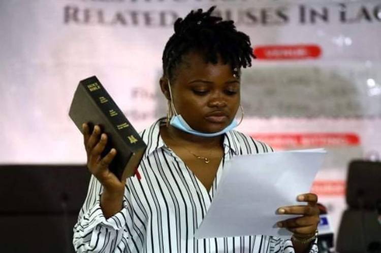 BREAKING: Hours to #OccupyLekkiTollGate protest, Rinu Oduala, pulls out of Lagos #EndSARS panel  