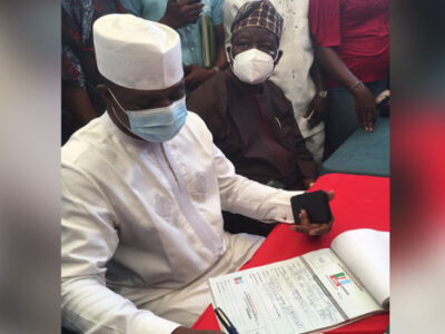 Ex-Speaker Dimeji Bankole registers as APC member in Ogun