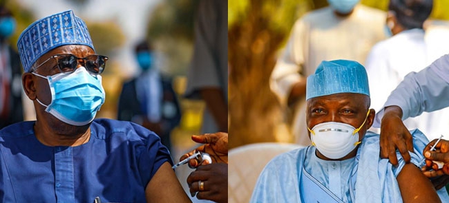 Buhari’s Chief of Staff, Garba Shehu, others take COVID-19 vaccination