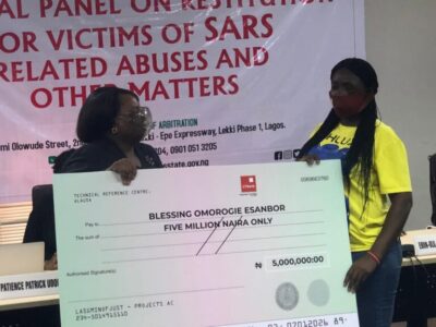 #EndSARS: Lagos panel awards four petitioners N16.25m