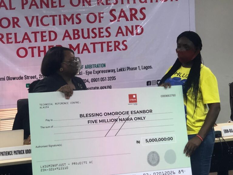 #EndSARS: Lagos panel awards four petitioners N16.25m